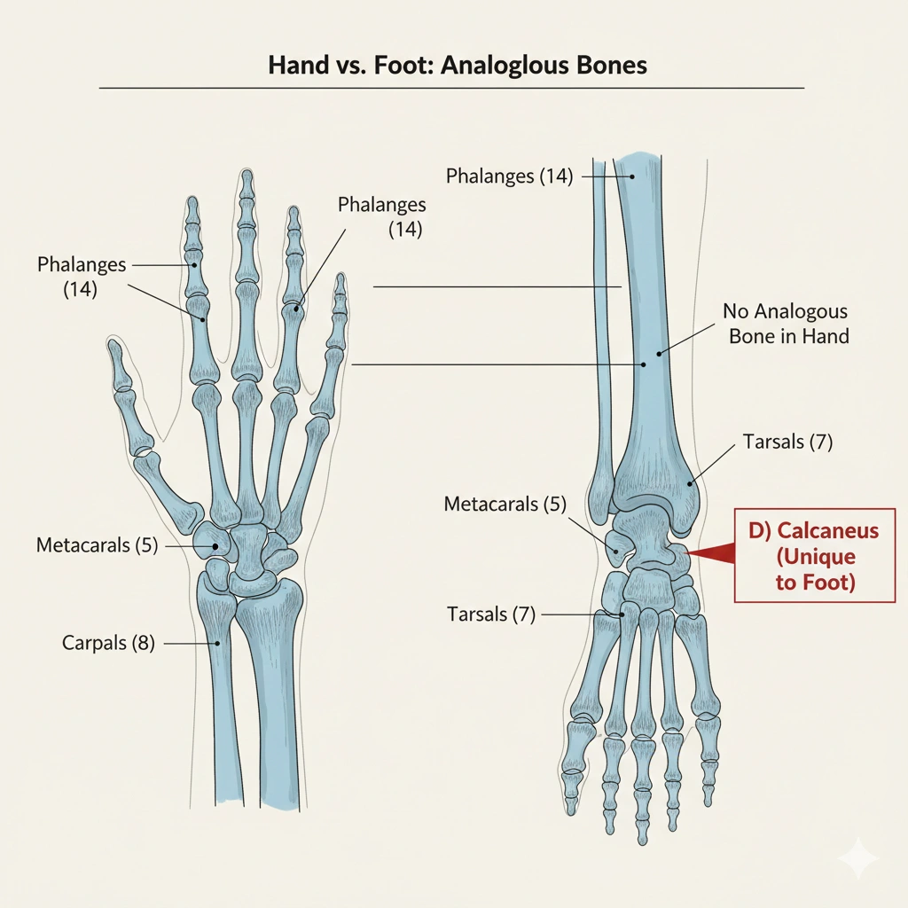 NursesPath| Leg and Hand analogous bones