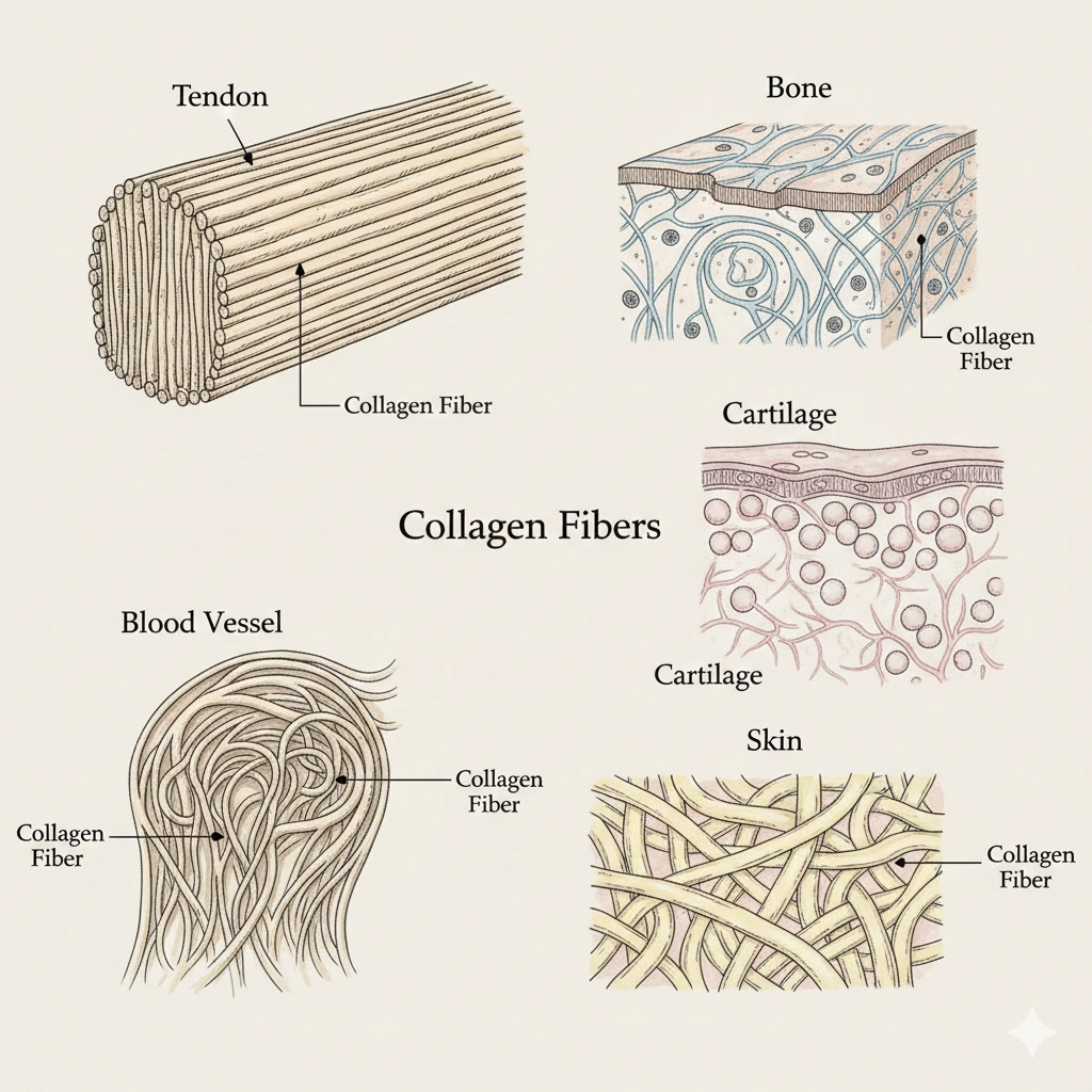 One third of the protein in the human body is _______.