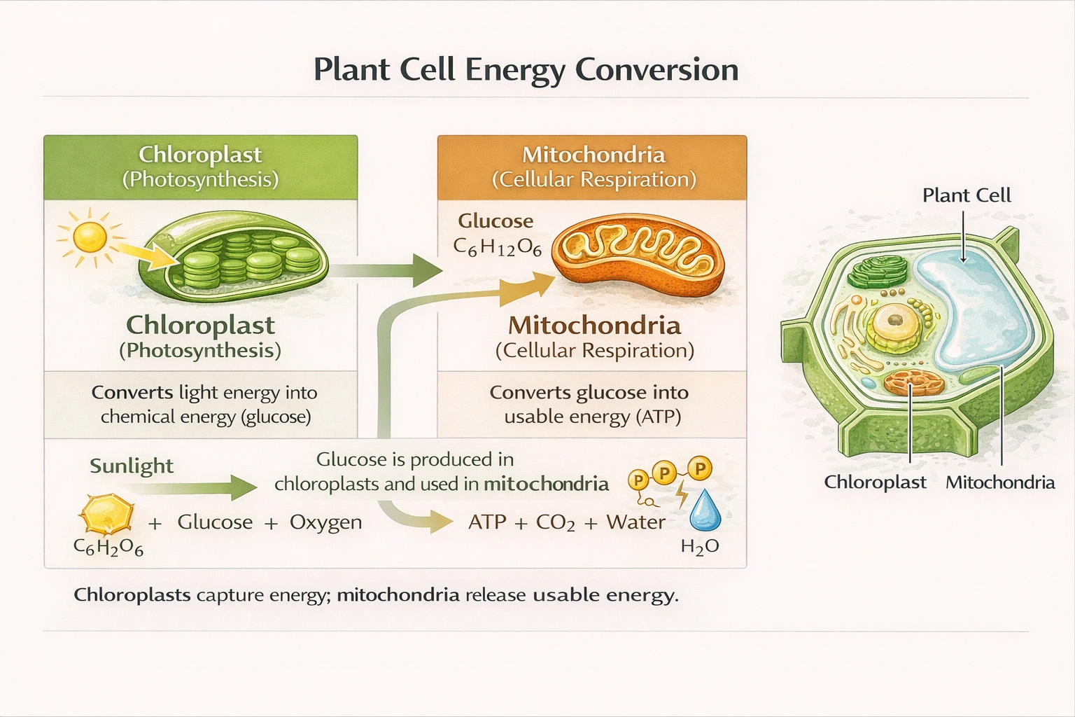 Plant Cell Energy Conversion