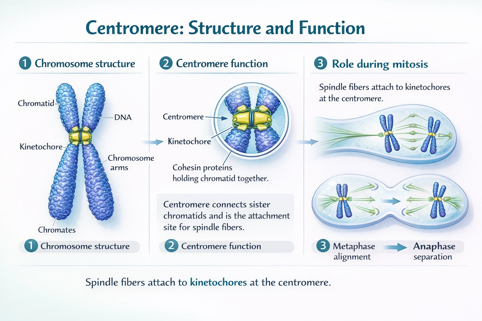 Centromere structure and function