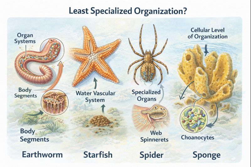 from sponge to spider complexity