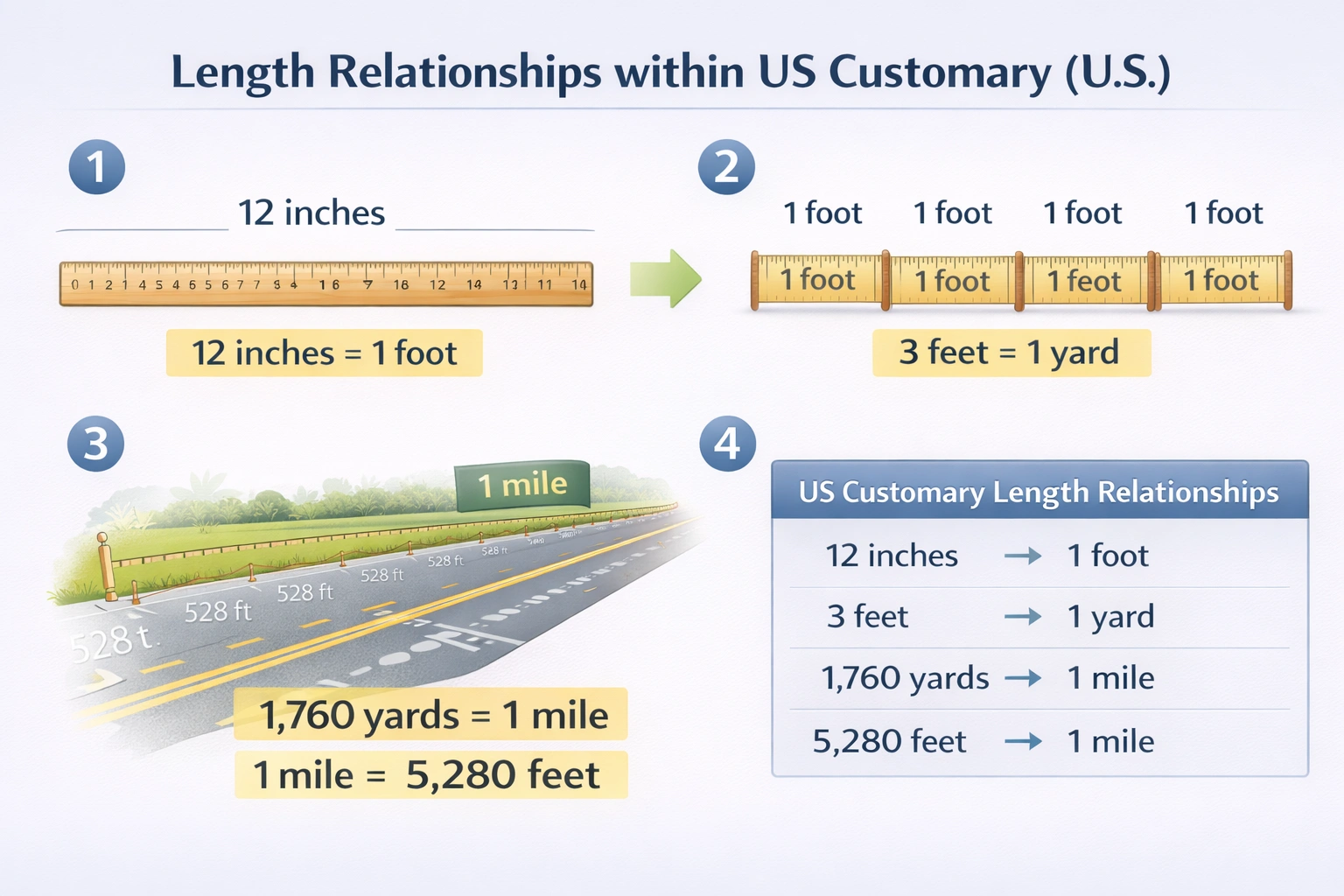 How many feet are in a mile