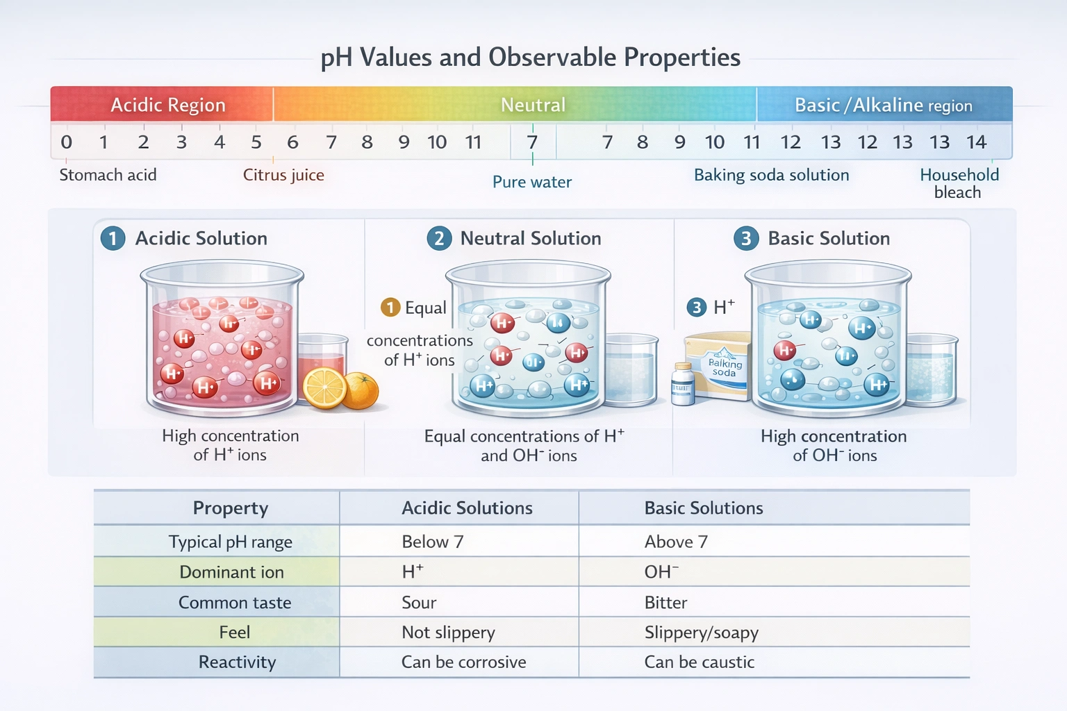 Understanding pH: acids, neutrals, and bases