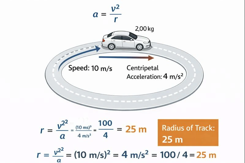 Radius of the truck