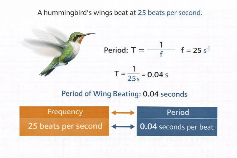 Period of the wing beating