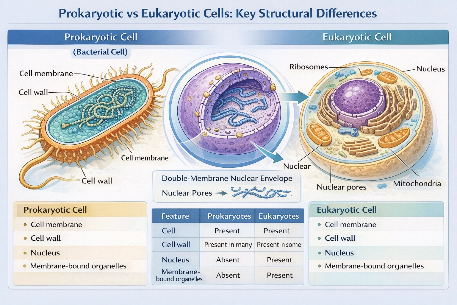 Which of the following structures is unique to eukaryotic cells?