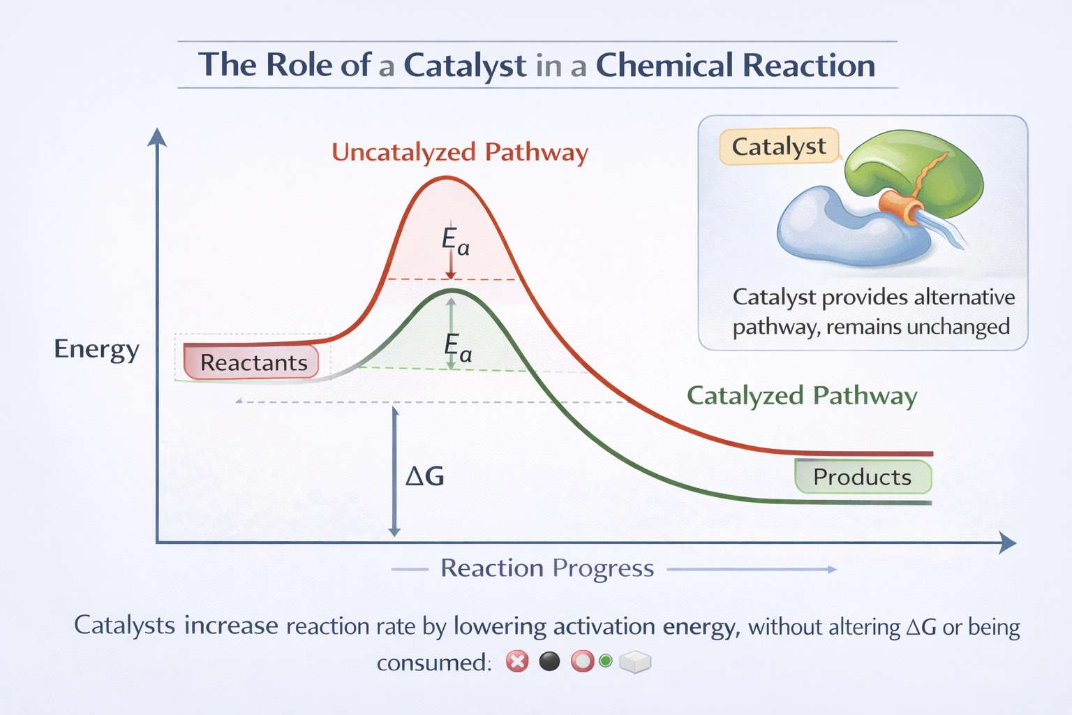What is the purpose of a catalyst?