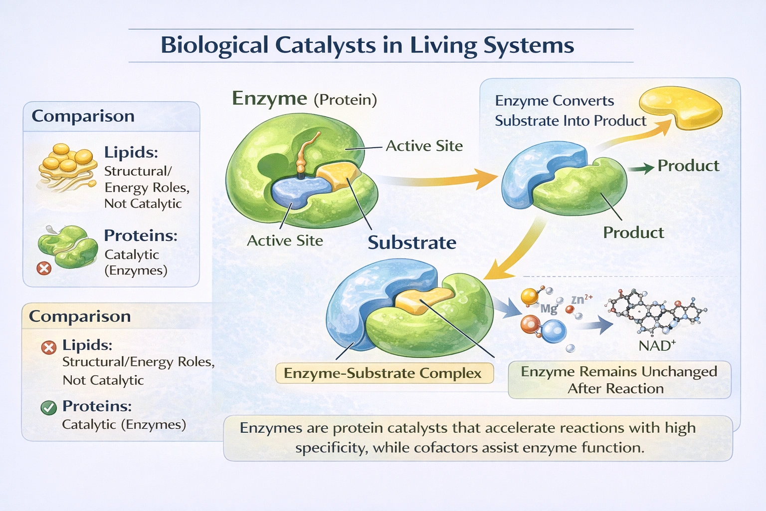 Most catalysts found in biological systems are which of the following?