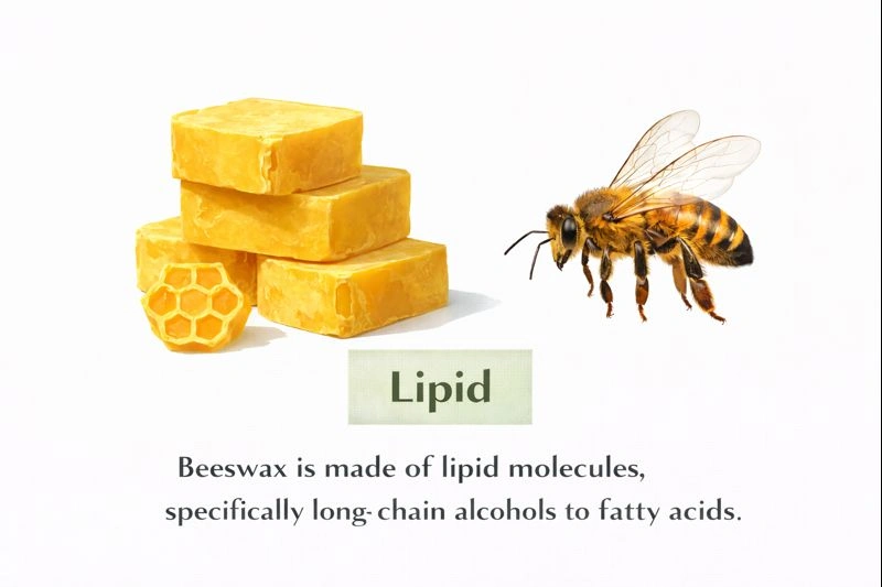Beeswax is an example of what kind of molecule?
