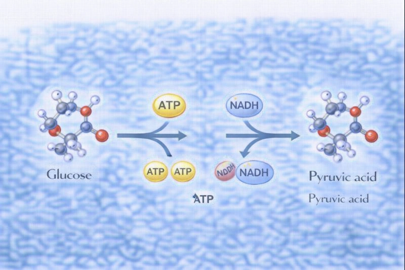 What happens to glucose during glycolysis?