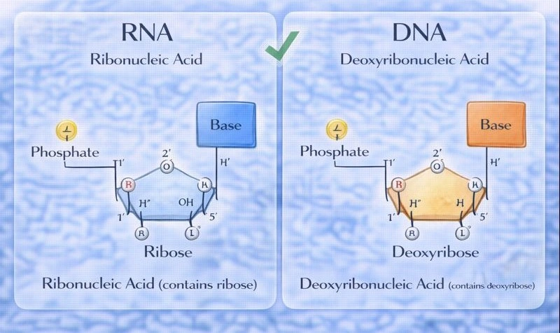 How do RNA and DNA derive their names?