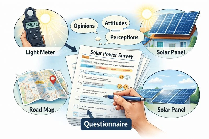 Researchers tracking changing attitudes toward solar power--most useful tool?