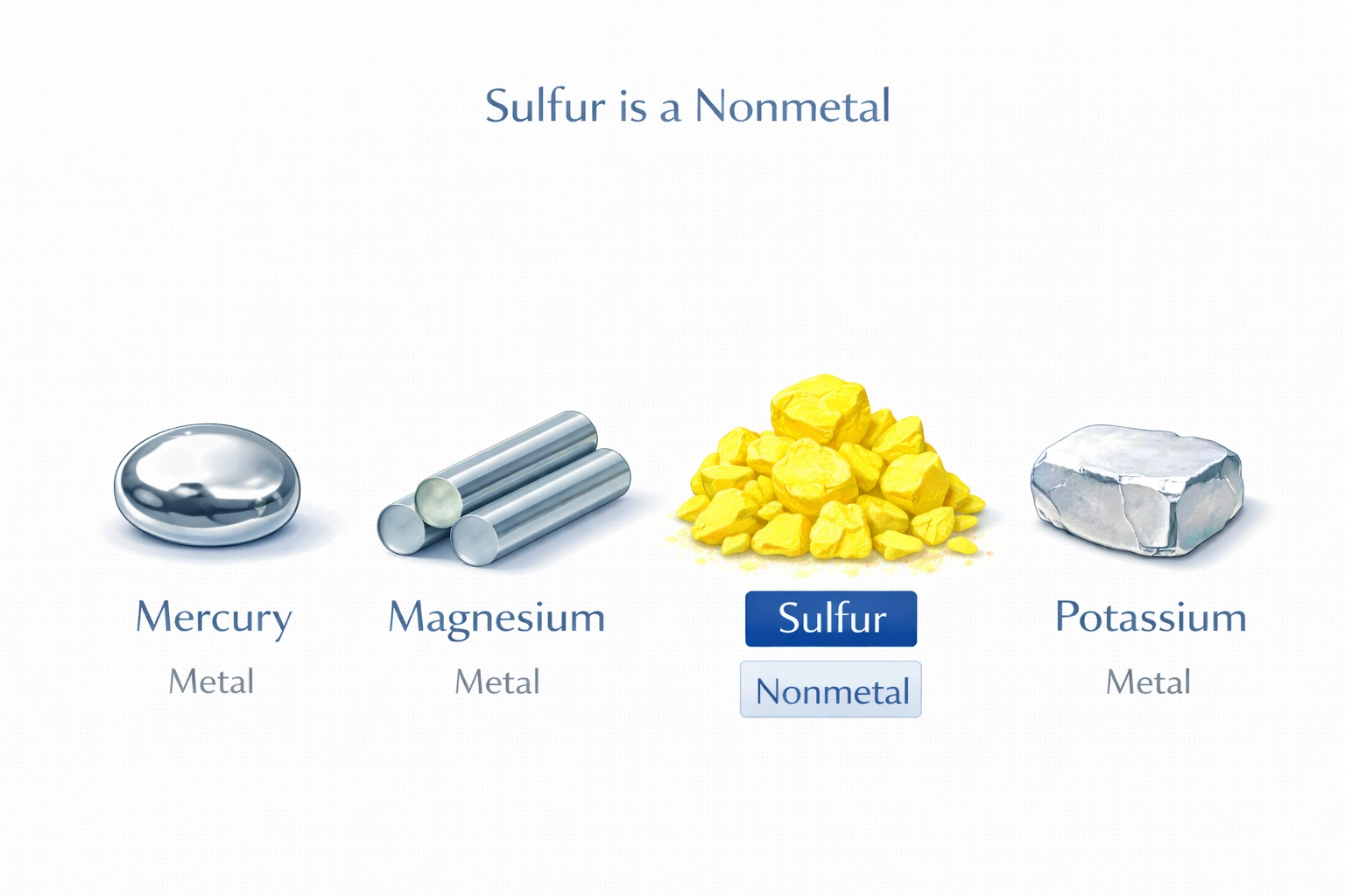 Among the following elements, which is a nonmetal?