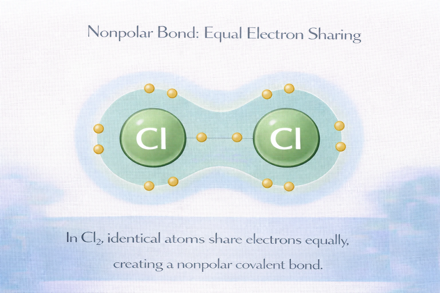 Which compound has a nonpolar bond in which the electrons are shared equally?