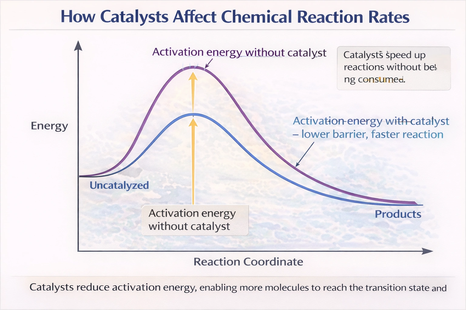 Which of the following do catalysts alter to control the rate of a chemical reaction?