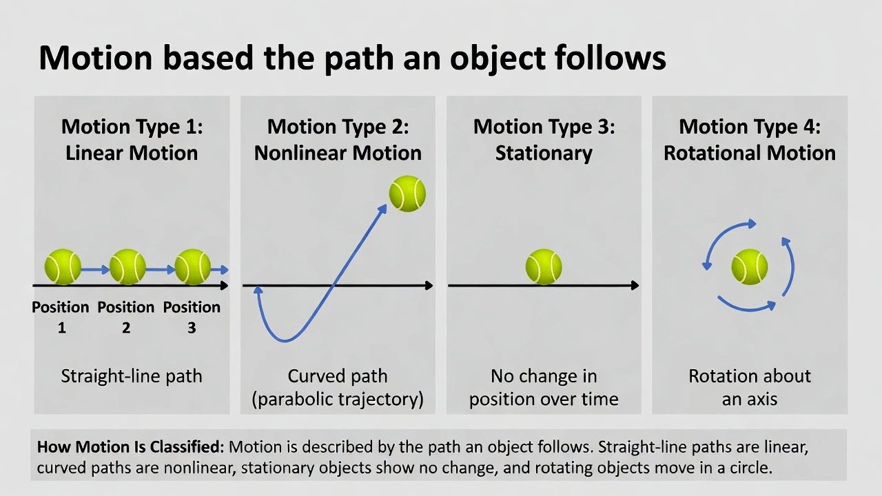 A softball player throws a ball at a moderately upward angle to the ground. Which term best describes the motion of the ball?