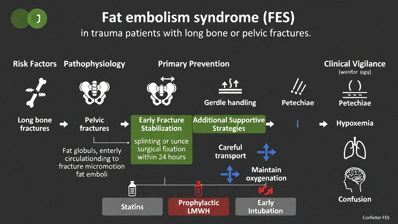 Which of the following interventions is a strategy to prevent fat embolism syndrome?