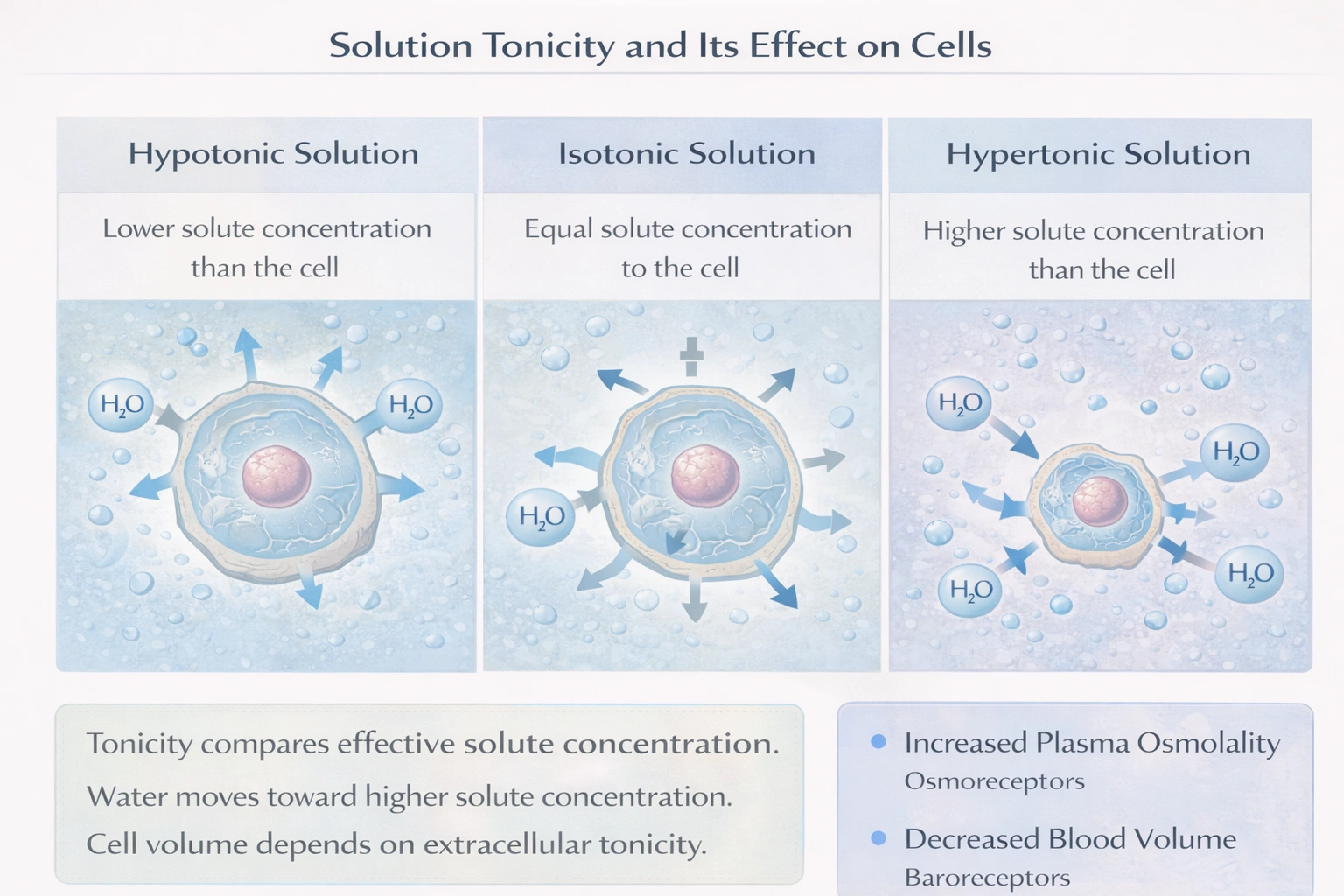 A __________ solution contains fewer dissolved particles than are found in normal cells and blood.