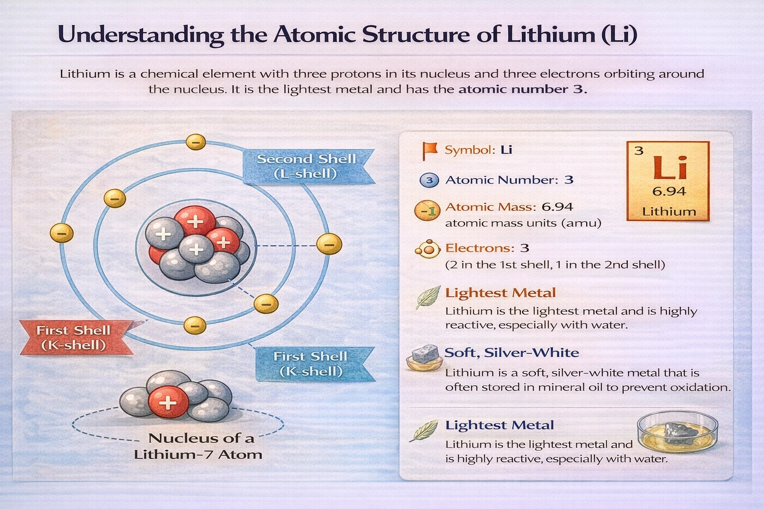 What is the correct electron configuration for lithium?