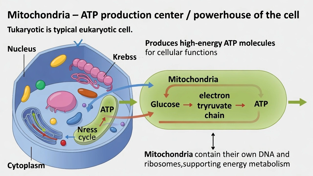 Which part of the cell is often called the cell "power house" because it provides energy for cellular functions?