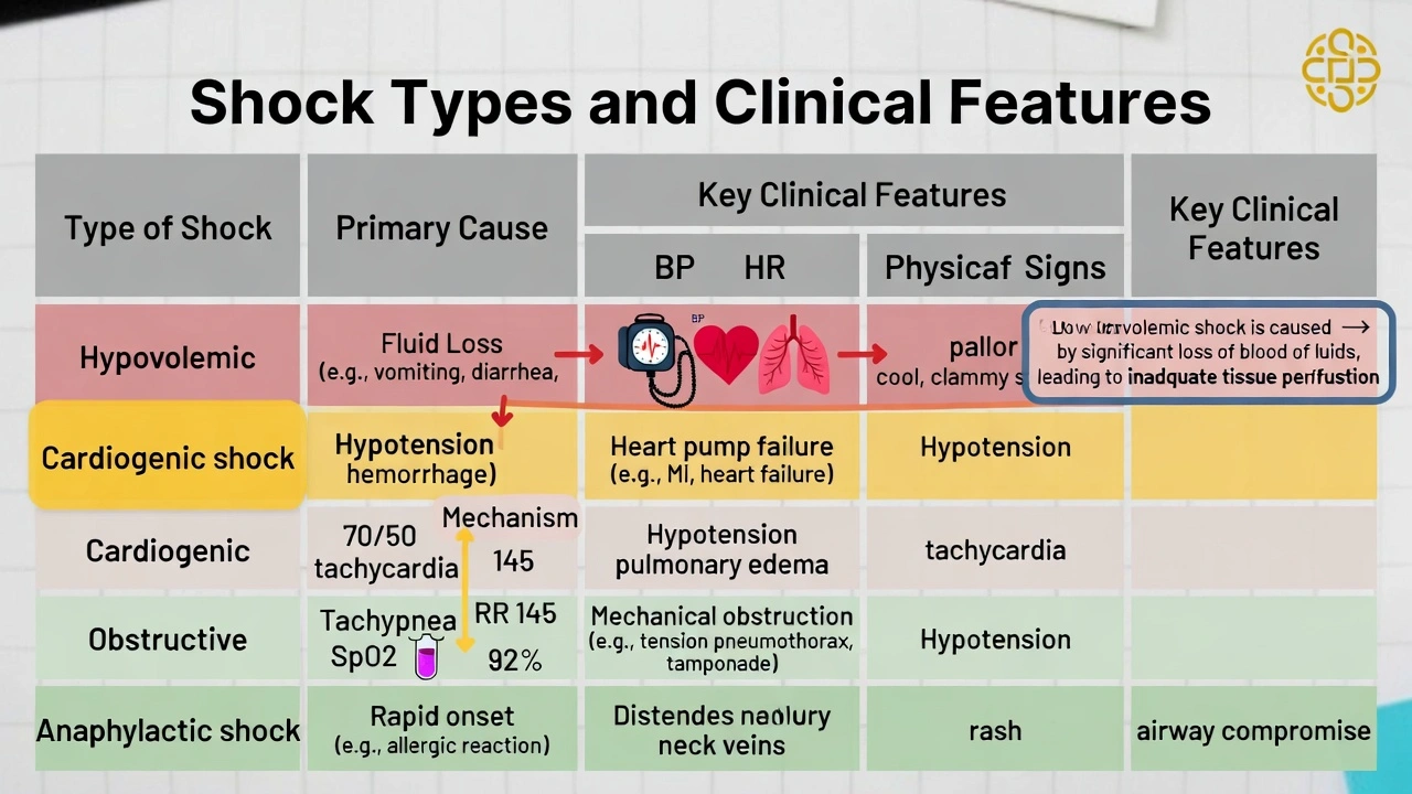 The nurse admits a 35-year-old patient to the emergency department following a 3-day history of nausea and vomiting. Vital signs assessed by the nurse include a BP of 70/50 mm Hg, HR 145 beats/min, RR 36 breaths/min, and SpO2 of 92% on room air. The nurse recognizes which classification of shock?