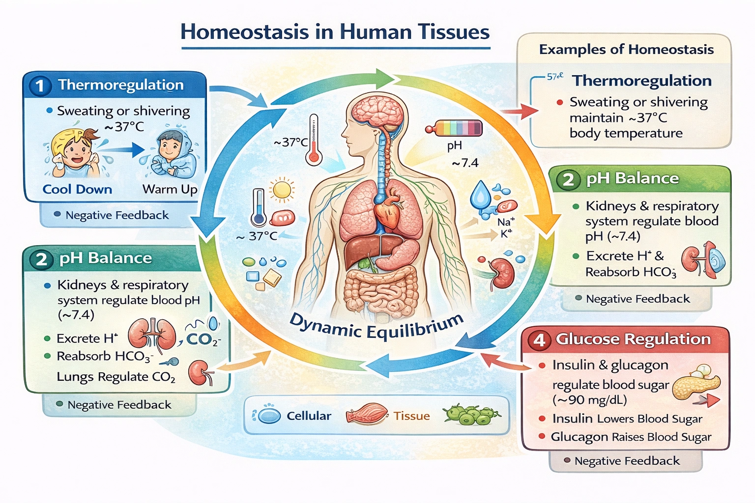 ___ is a state of equilibrium within tissues.